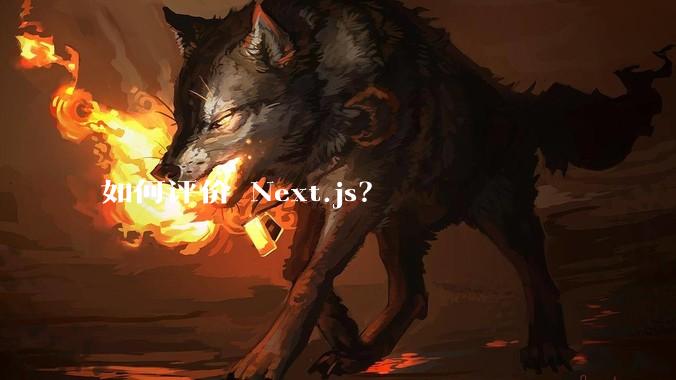 如何评价 Next.js？