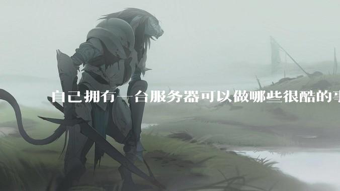 自己拥有一台服务器可以做哪些很酷的事情？